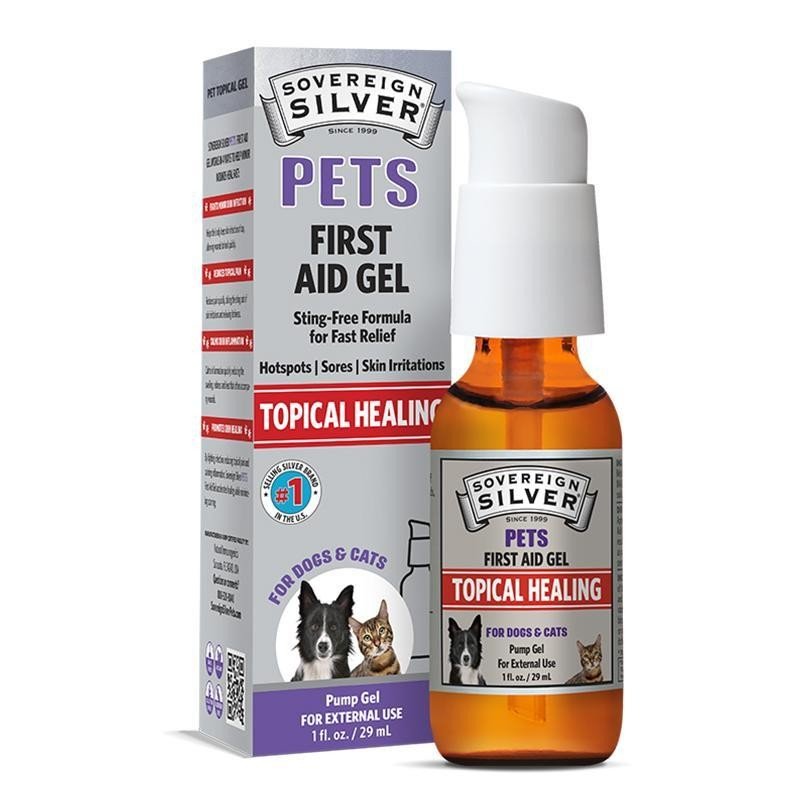 Sovereign Silver Natural Immunogenics Pets First Aid Gel 1 oz Liquid