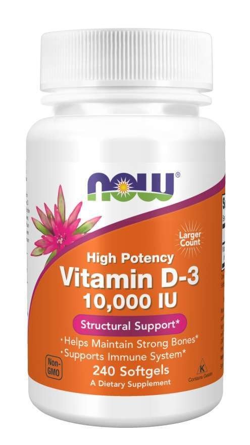 Now Foods Vitamin D-3 10,000 IU 240 Softgel