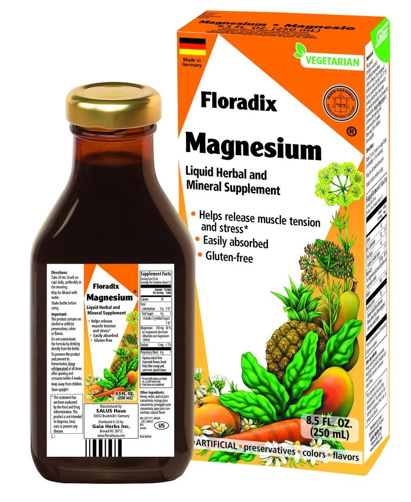 Salus Floradix Magnesium Liquid 8.5 oz Liquid