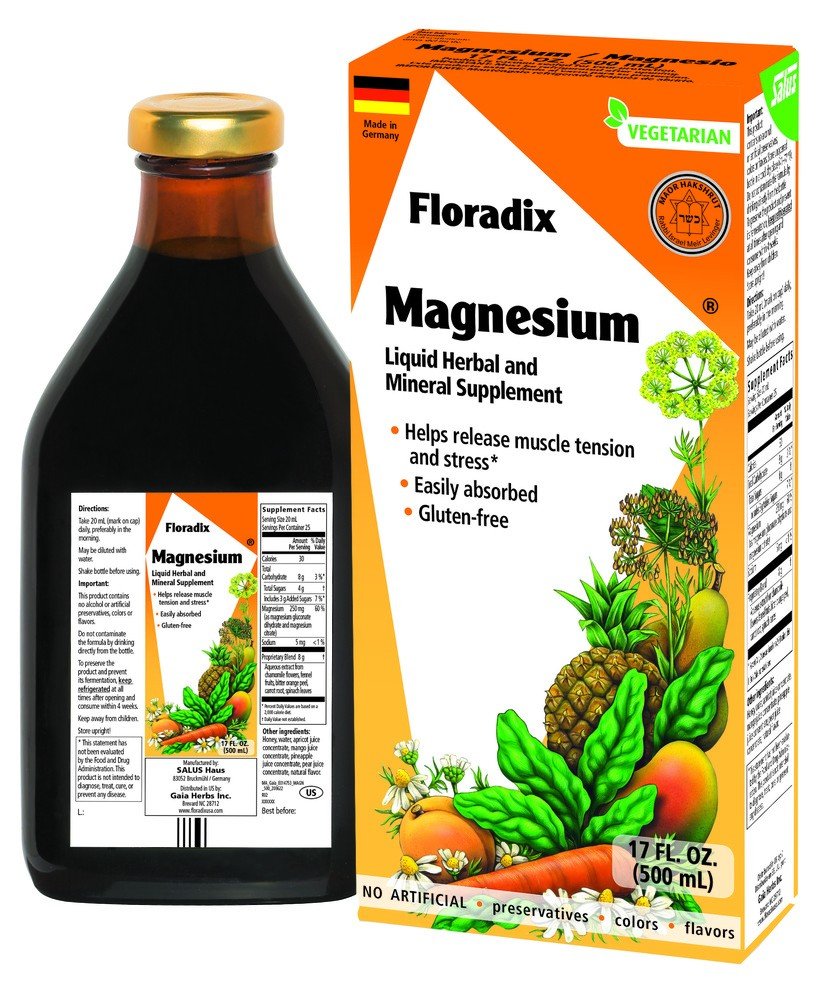 Salus Floradix Magnesium Liquid 17 oz Liquid