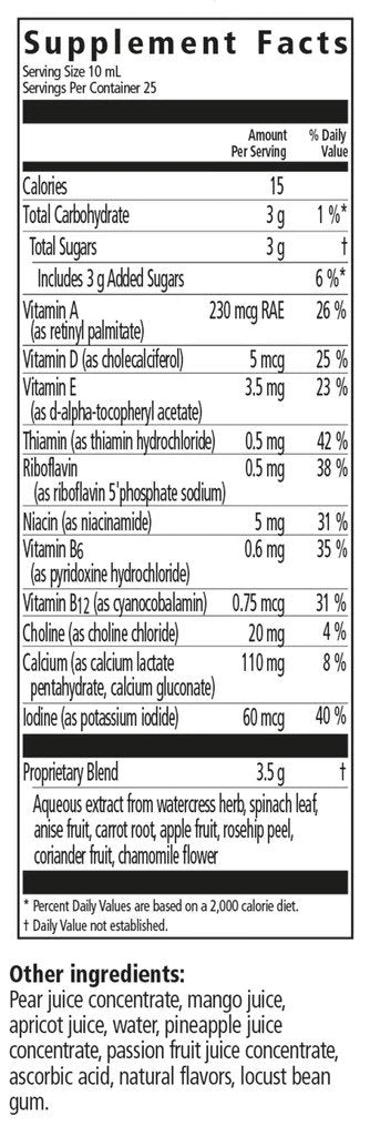 Salus Floradix Kinder Love Gluten-Free Children&#39;s Multivitamin 8.5 oz Liquid