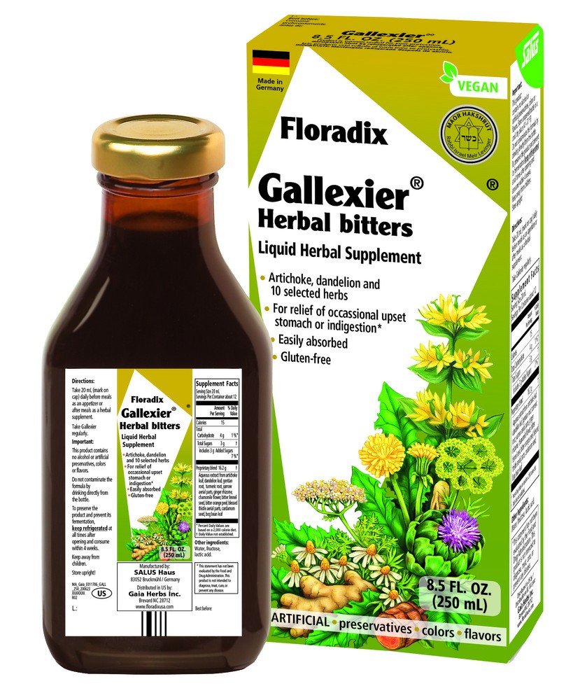 Salus Floradix Gallexier Herbal Bitters 8.5 oz Liquid