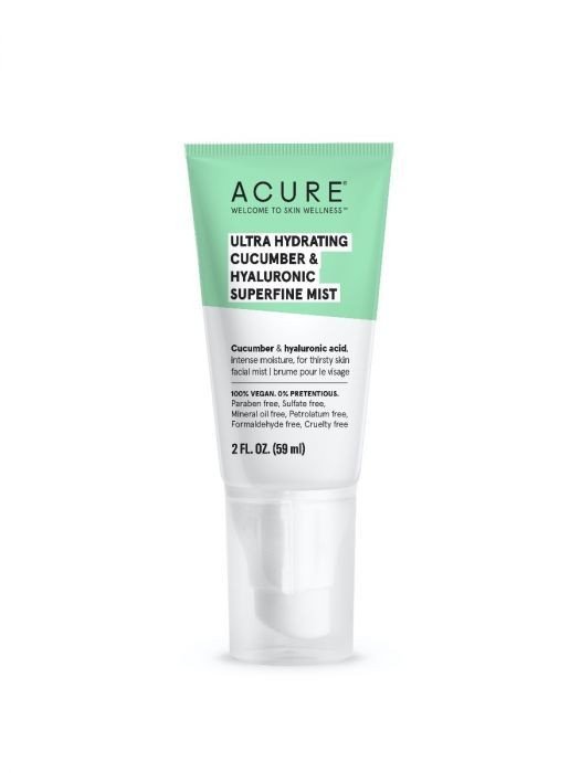 Acure Ultra Hydrating Cucumber & Hyaluronic Superfine Mist 2 fl oz Liquid