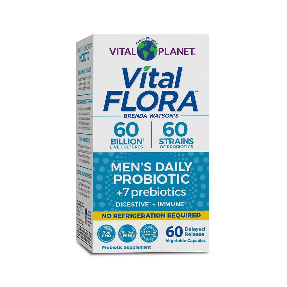 Vital Flora 60/60 Probiotic Men's 60 VegCap