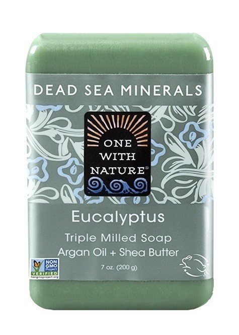 One With Nature Dead Sea Minerals Eucalyptus Soap 7 oz Bar Soap