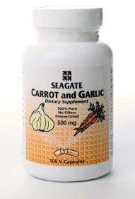 Seagate Vitamins Carrot and Garlic 500 mg 100 VegCap