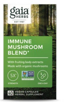 Gaia Herbs Immune Mushroom Blend 40 Capsule