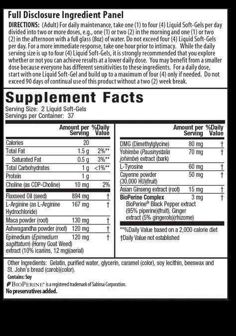 Irwin Naturals L-Arginine + Horny Goat Weed 75 Liquid Softgel