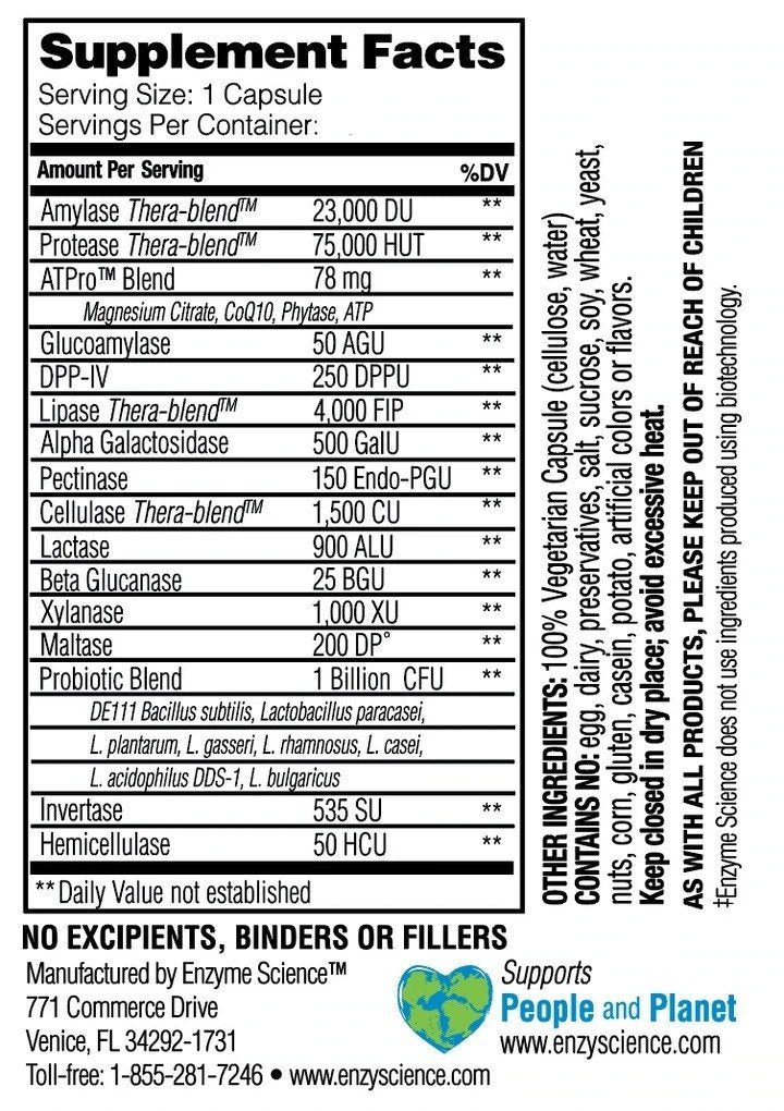 Enzyme Science Critical Digestion 90 Capsule