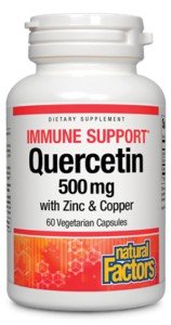 Natural Factors Quercetin 500mg with Zinc & Copper 60 VegCap