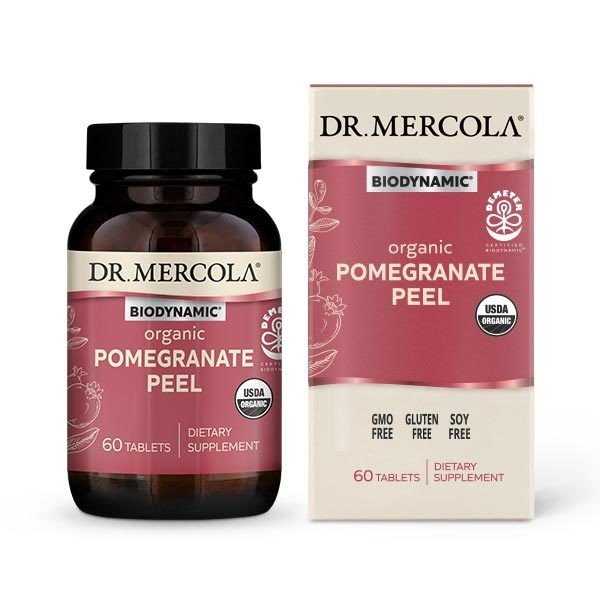 Dr. Mercola Biodynamic Organic Pomegranate Peel 60 Tablet