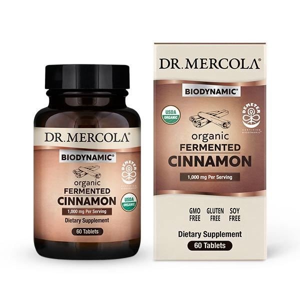 Dr. Mercola Biodynamic Organic Fermented Cinnamon 60 Tablet