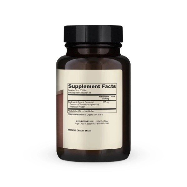 Dr. Mercola Biodynamic Organic Fermented Cinnamon 60 Tablet