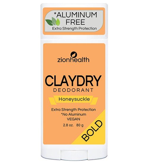 Zion Health Clay Dry Bold - Honeysuckle 2.8 oz Stick