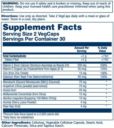 Solaray IMMUNEFIGHT Daily Defense 60 VegCap