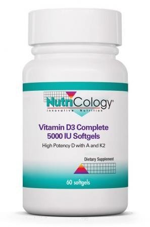 Nutricology Vitamin D3 Complete 5000 60 Softgels