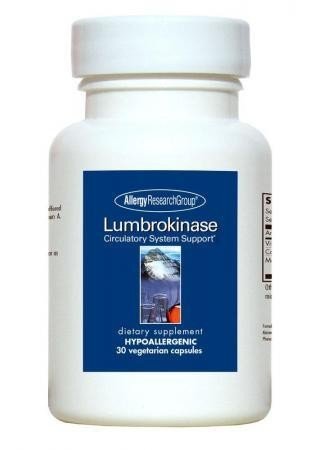 Allergy Research Group Lumbrokinase Phthalate-Free 30 VegCap