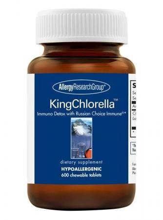 Allergy Research Group KingChlorella Immuno Detox with Russian Choice Immune 600 Chewable