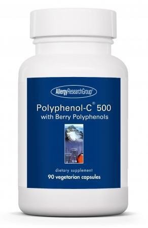 Allergy Research Group Polyphenol-C 500 with Berry Polyphenols 90 VegCap