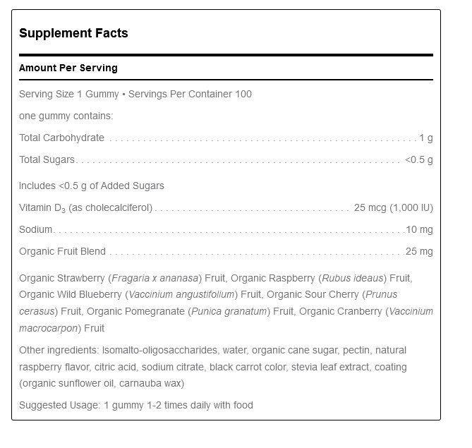 Douglas Laboratories Vitamin D Gummies 100 Gummy