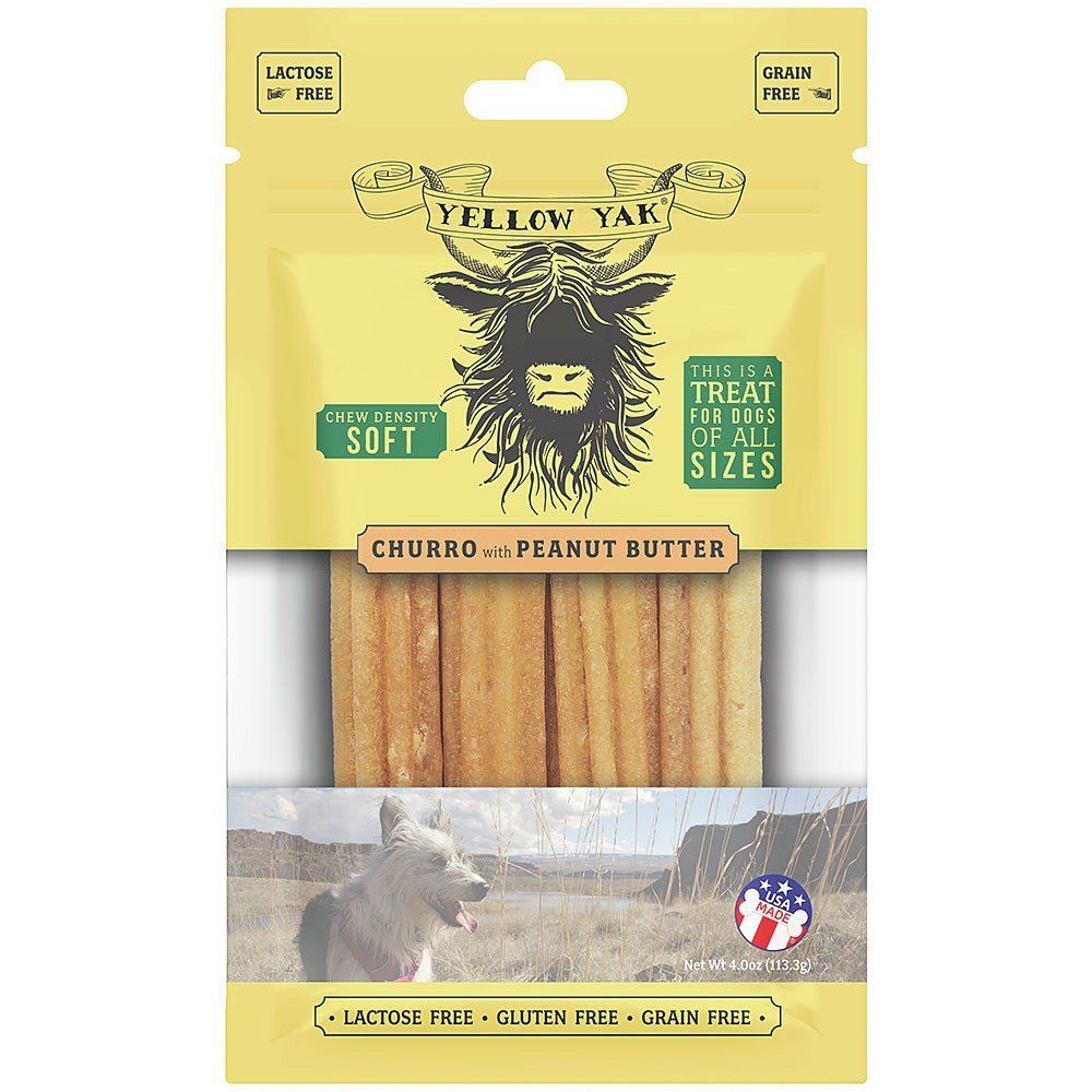 Yellow Yak Churro Peanut Butter 4 oz Bag