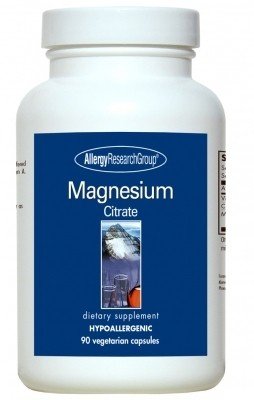 Allergy Research Group Magnesium Citrate Pure, Well-Absorbed Magnesium 90 VegCap