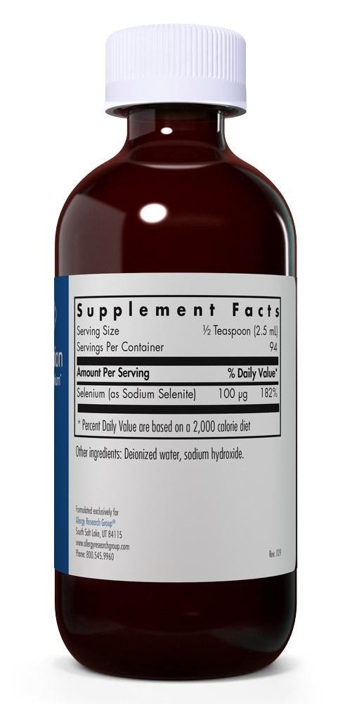 Allergy Research Group Selenium Solution Pure, Well-absorbed Selenium 236 mL Liquid