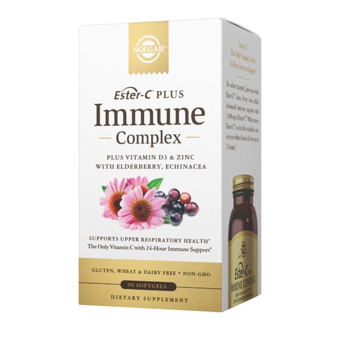 Solgar Ester-C Plus Immune Complex 90 Softgel