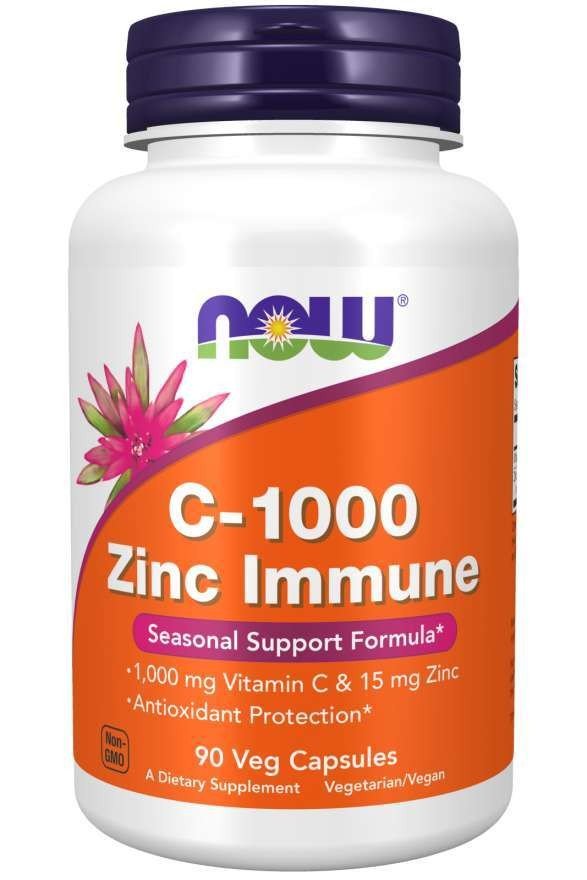Now Foods C-1000 Zinc Immune 90 VegCap