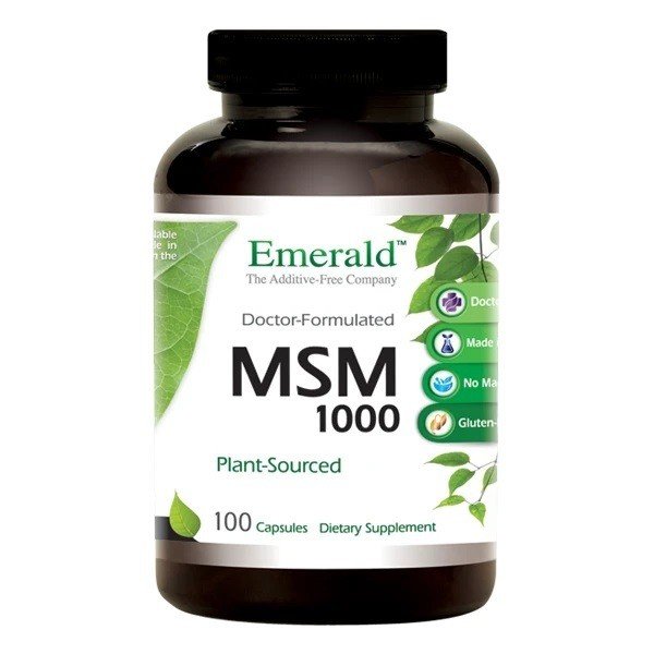 Emerald Labs MSM 1000mg 100 Capsule