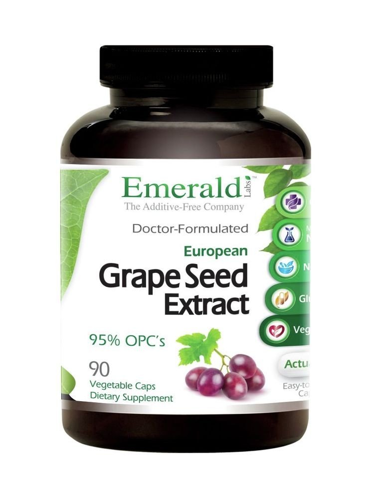 Emerald Labs Grape Seed Extract 60 Capsule