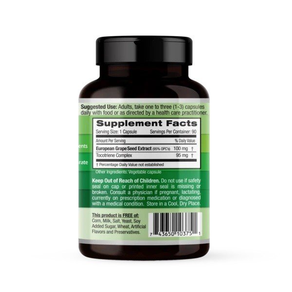 Emerald Labs Grape Seed Extract 60 Capsule