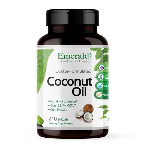 Emerald Labs Coconut Oil Softgels 240 SoftGels