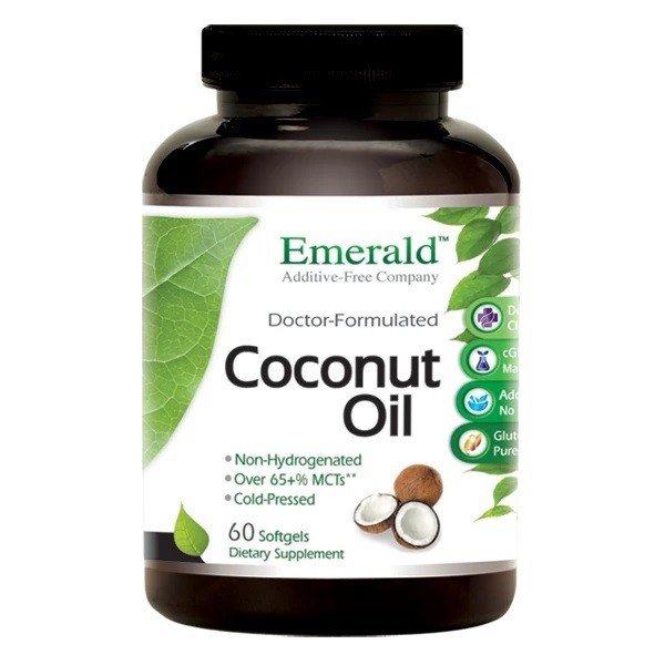 Emerald Labs Coconut Oil Softgels 60 SoftGels