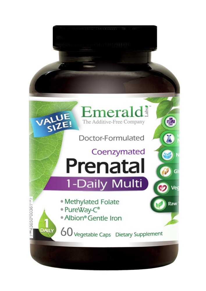 Emerald Labs 1-Daily Prenatal Multi Vit-A-Min 60 VegCap