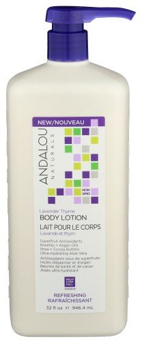 Andalou Naturals Refreshing Body Lotion Lavender Thyme 32 oz Liquid