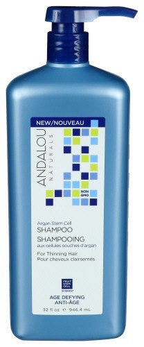 Andalou Naturals Age Defying Argan Stem Cell Shampoo 32 oz Liquid