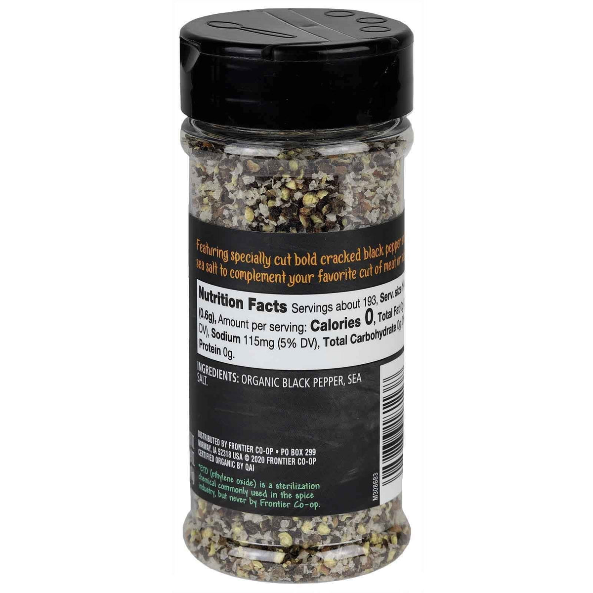 Frontier Natural Products Prime Cuts Salt &amp; Pepper 4.09 oz Bottle