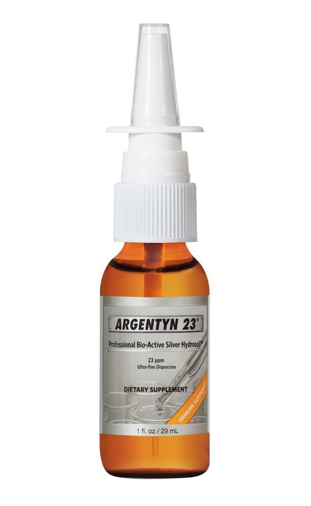 Argentyn 23 Professional Bio-Active Silver Hydrosol Vertical Spray 1 oz Liquid
