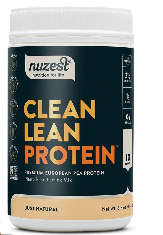 NuZest Clean Lean Protein Just Natural 8.8 oz Powder