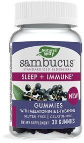 Nature&#39;s Way Sambucus Sleep + Immune 30 Gummy