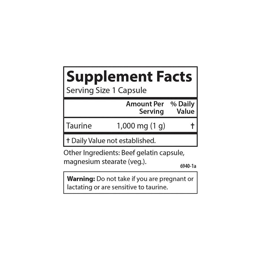 Carlson Laboratories Taurine 300 Capsule