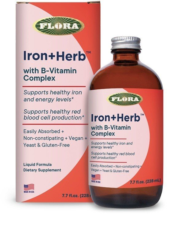 Flora Inc Iron+Herb 7.7 oz Liquid
