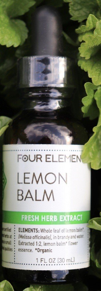 Four Elements Organic Herbals Lemon Balm Tincture 1 oz Liquid