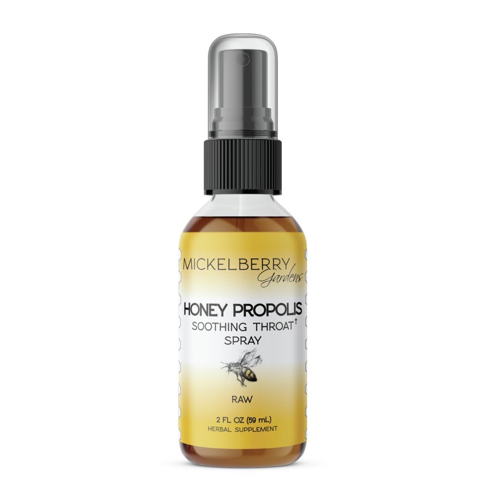 Mickelberry Gardens Honey Propolis Throat Spray 2 oz Spray