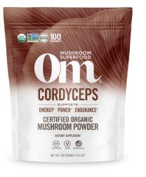 Om Mushrooms Cordyceps Mushroom Superfood Powder 60g Powder