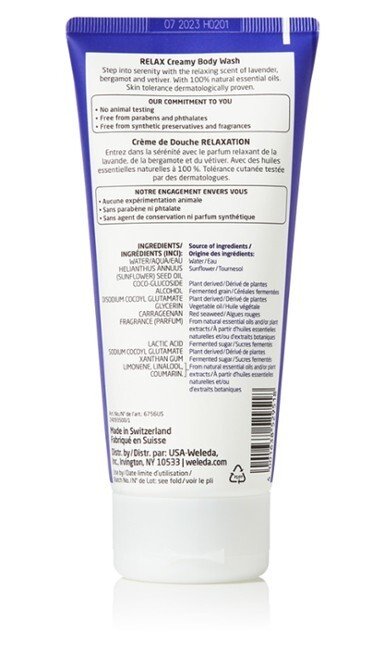 Weleda Aroma Essentials Relax Body Wash 6.8 fl oz Liquid