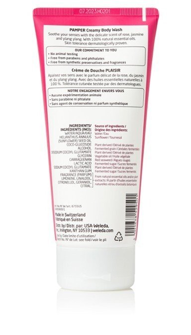 Weleda Aroma Essentials Pamper Body Wash 6.8 fl oz Liquid