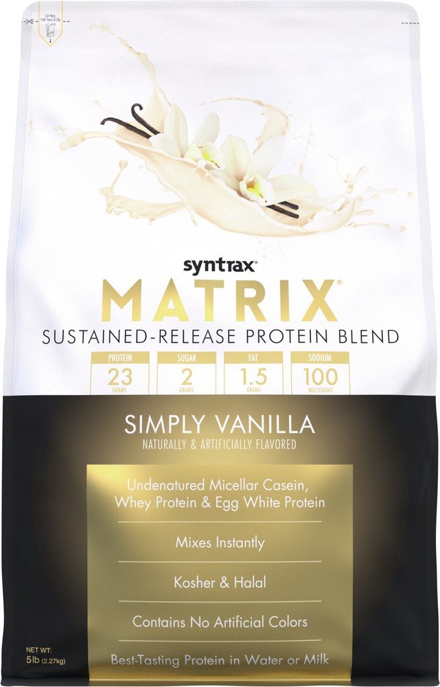 Syntrax Matrix-5.0 Simply Vanilla 5 lbs Powder