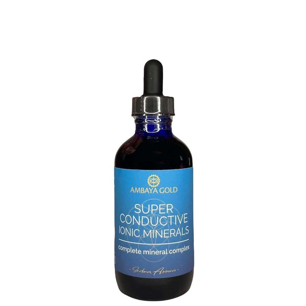 Ambaya Gold Super-Conductive Ionic Minerals 4 oz Liquid